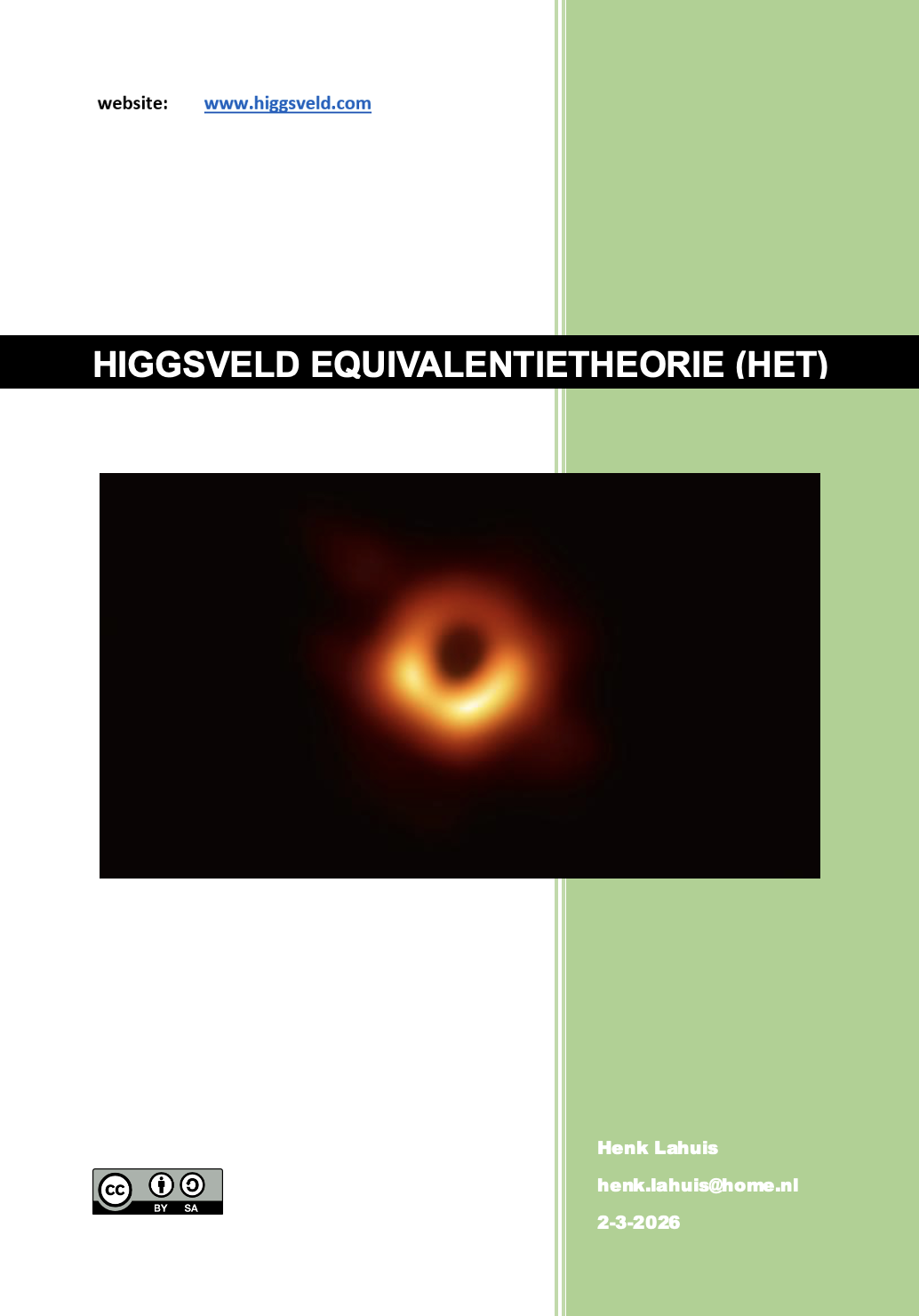 Download HIGGSVELD EQUIVALENTIETHEORIE (HET)